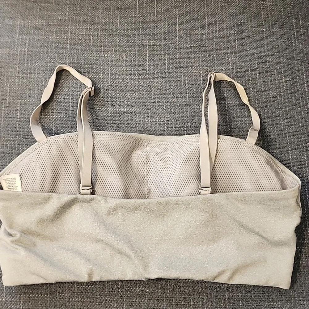 Nike Tan Bralette with Logo, Size Small - Picture 5 of 9